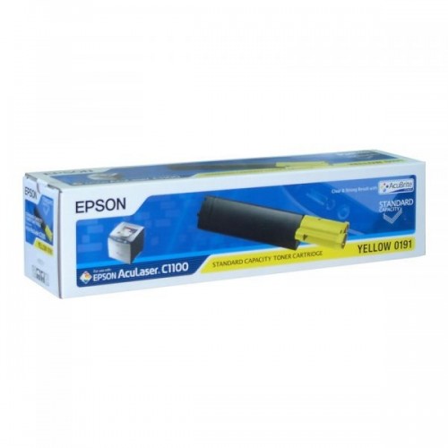 Toner Epson Aculaser C1100 Amarelo - C13S050191