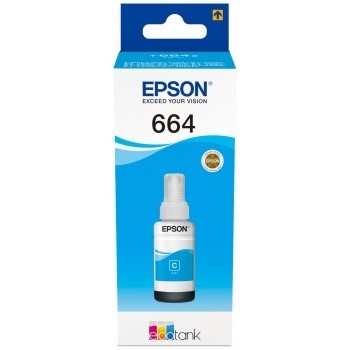 Recarga de Tinta 664 Original Epson T6642 Azul (C13T664240)