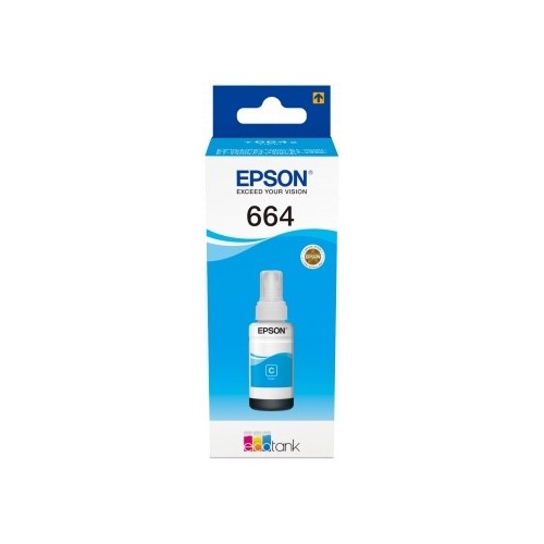 Recarga de Tinta 664 Original Epson T6642 Azul (C13T664240)