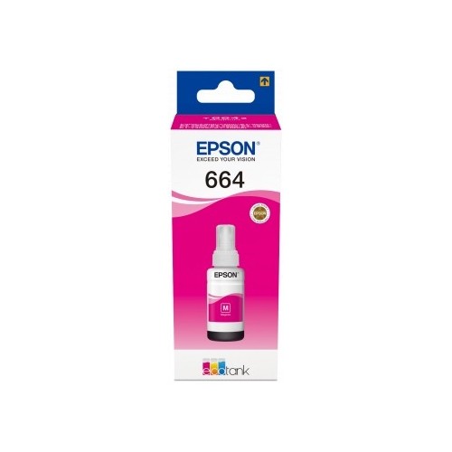 Recarga de Tinta 664 Original Epson T6643 Magenta (C13T664340)