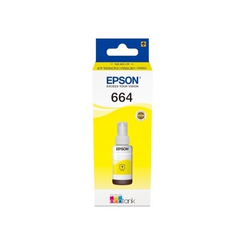 Recarga de Tinta 664 Original Epson T6644 Amarelo (C13T664440)