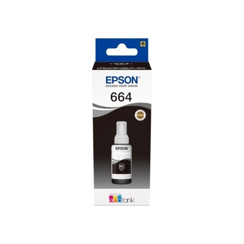 Recarga de Tinta 664 Original Epson T6641 Preto (C13T664140)