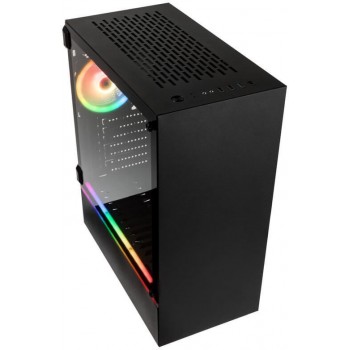 Caixa ATX Kolink Bastion Preta RGB Preto Vidro Temperado