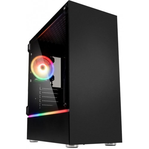 Caixa ATX Kolink Bastion Preta RGB Preto Vidro Temperado