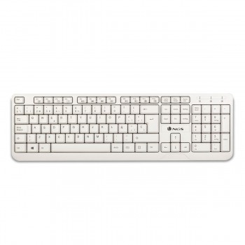 Teclado NGS USB Spike Branco