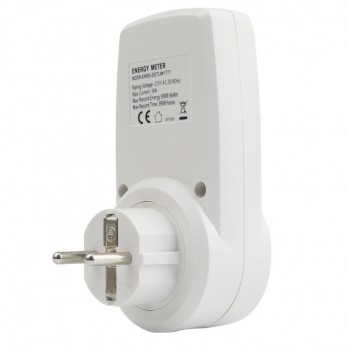 Medidor controlador de consumo eléctrico - 16A - 3680W 