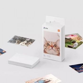 Xiaomi Folhas para Mi Portable Photo Printer Paper 2x3" 20Fls