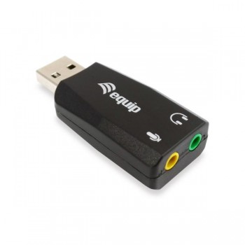 Adaptador USB para 2x Jack 3.5 Equip