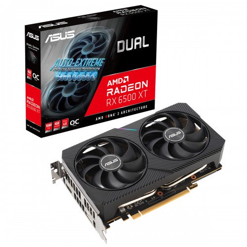 Placa Gráfica Asus Dual Radeon RX 6500 XT 4GB GDDR6 OC Edition