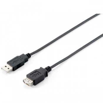 Cabo Extensão USB Equip 2.0 A-A M/F de 1.8m Preto - 128850