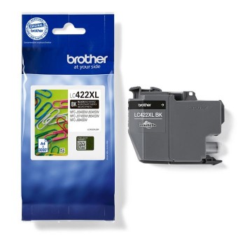 Tinteiro Preto Original Alta Capacidade Brother Lc-422xlbk