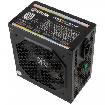 Fonte de Alimentação Kolink Core RGB Series 500W 80 PLUS