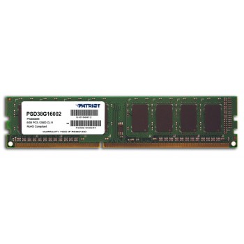 Mamória RAM Patriot DDR3 8gb Pc3-12800 (1600mhz)