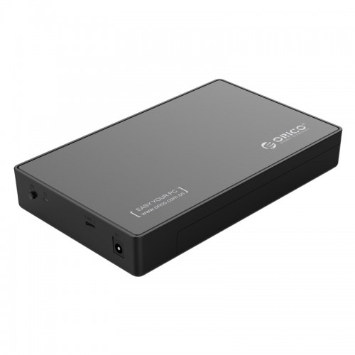 Caixa Externa 3.5"/2.5" Orico 3588C3 SATA I/II/III para USB 3.1 Gen1 Type-C Preta