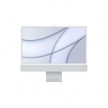 Apple iMac 24" (2021) | M1 CPU 8‑core, GPU 8-core | SSD 256GB | 8GB RAM | Prateado