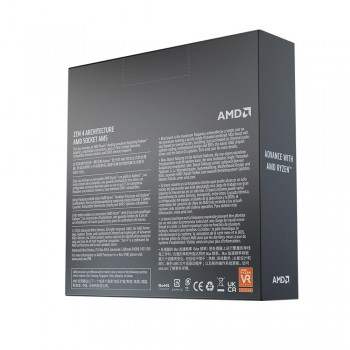 Processador AMD Ryzen 5 7600X 6-Core 4.7GHz c/ Turbo 5.3GHz 38MB SktAM5