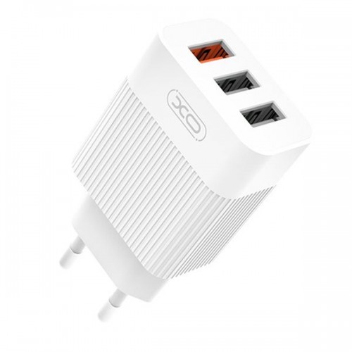 Carregador 1x USB-A 18W 3.0 - 2x USB-A - XO L67