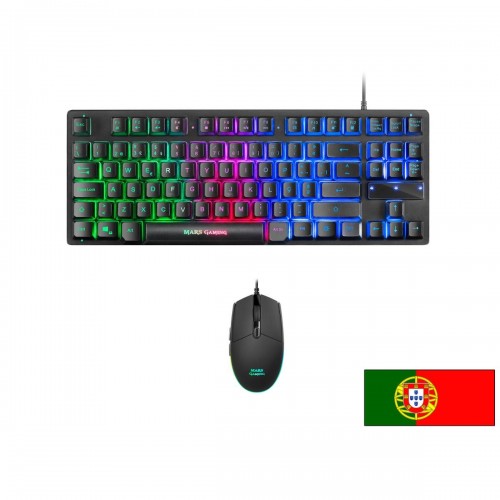 Teclado + Rato Mars Gaming MCPTKL Gaming Combo RGB