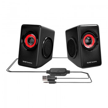 Colunas Mars Gaming MS1 Gaming Stereo 2.0 10W Peak