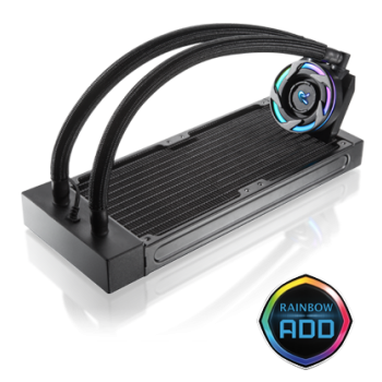 Water Cooler CPU Raijintek Eos RGB Rainbow 240mm