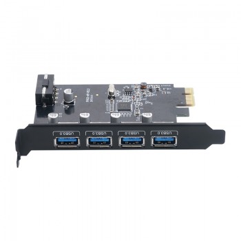 Placa de Expansão Orico PVU3-4P-V1 4-Port USB3.0 PCI-E Preta