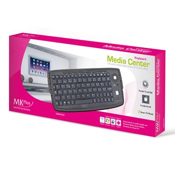 Teclado MKPLUS Media Center Mini C/ Trackball – TG6901MCE