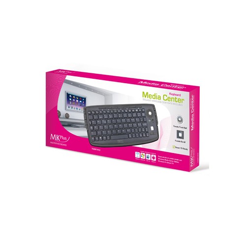 Teclado MKPLUS Media Center Mini C/ Trackball – TG6901MCE