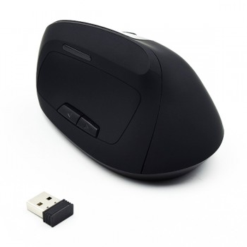 Rato Óptico Ewent EW3158 Ergonomic Vertical Wireless 1600DPI Preto