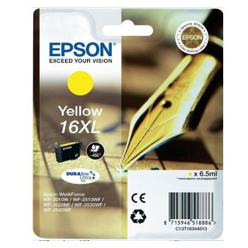 Tinteiro Original Epson 1634XL Amarelo