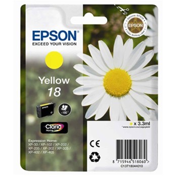 Tinteiro Original Epson Nº18 Amarelo