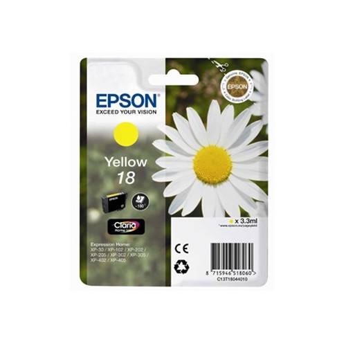 Tinteiro Original Epson Nº18 Amarelo