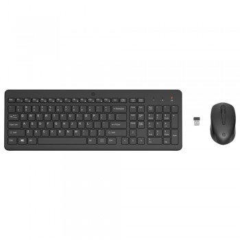 Teclado + Rato HP 330 Wireless PT Preto