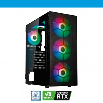 DEXTOP 7451 | I5 12400F | H610M | 16GB DDR4 | 480GB SSD | RTX3060 12GB | KOLINK OBSERVATORY HF MESH