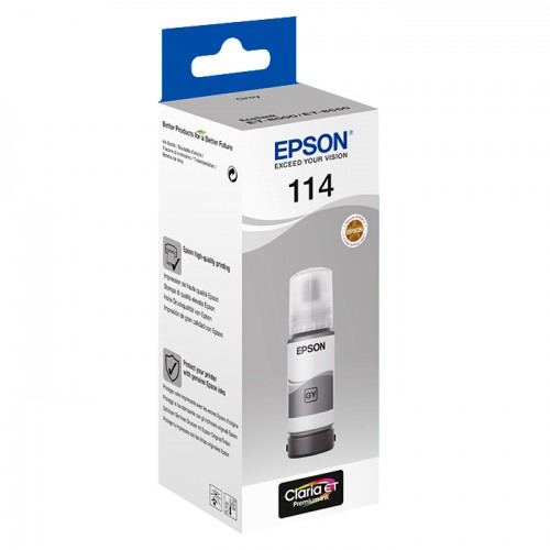 Tinteiro Epson Original 114 EcoTank Grey Ink Bottle