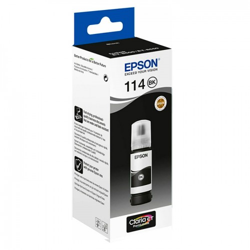 Tinteiro Epson Original 114 EcoTank Pigment Black Ink Bottle