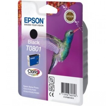 Tinteiro Original Epson T0801 Preto