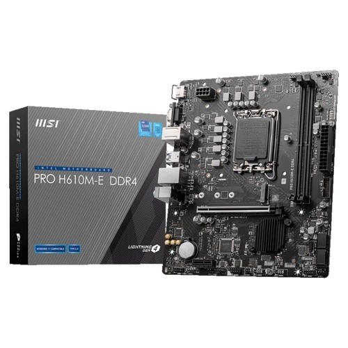 Motherboard Micro-ATX MSI Pro H610M-E Skt1700