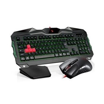 TECLADO + RATO GAMING BLOODY B2100 (B210+V9C) USB – BLACK