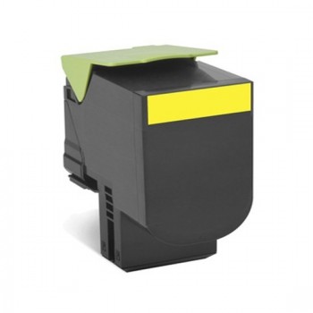 Toner compatível Lexmark 702HY Amarelo