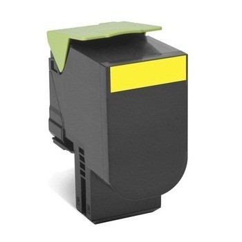 Toner compatível Lexmark 802SY Amarelo