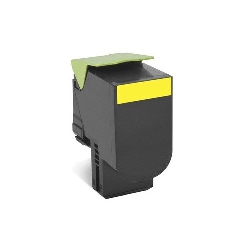 Toner compatível Lexmark 802SY Amarelo