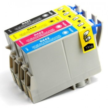 Pack 4 Compatíveis Epson T0441/2/3/4