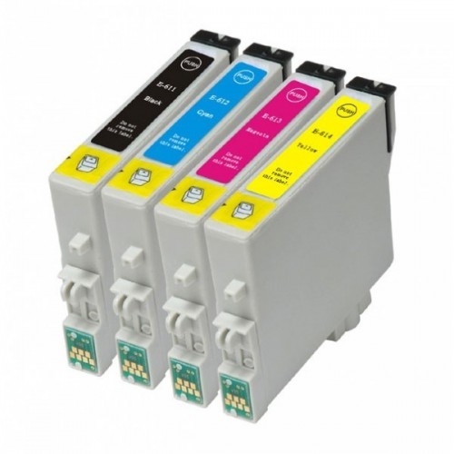 Pack 4 Epson T0611/2/3/4