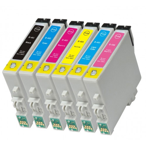 Pack 6 Tinteiros Epson T0481/2/3/4/5/6