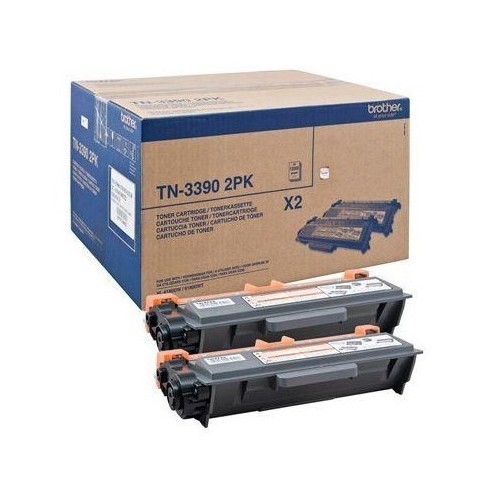 2 Toner original Brother TN-3390TWIN