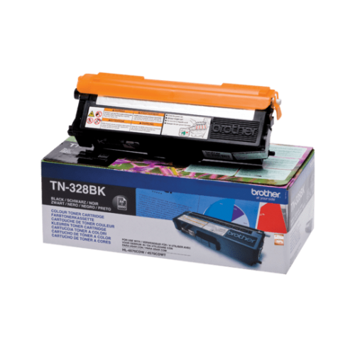 Toner original Brother TN-328BK 