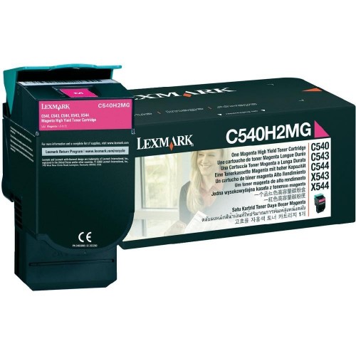 Toner Compatível Lexmark C540H2MG Magenta