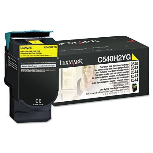 Toner Compatível Lexmark C540H2YG Amarelo