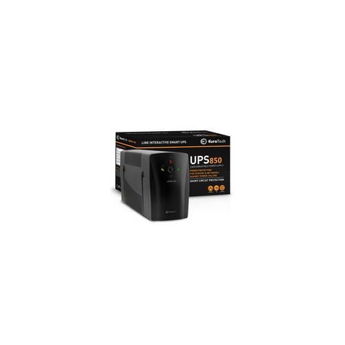 UPS EUROTECH SMART UPS 850VA / 510W 1USB 2RJ45 2SCHUKO - Q3