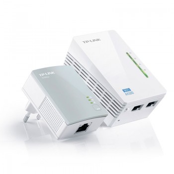 Kit 2 Adaptadores PowerLine TP-Link 500Mbps c/Wireless  N 300Mbps